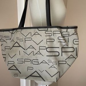 Via Spiga monogram large tote bag